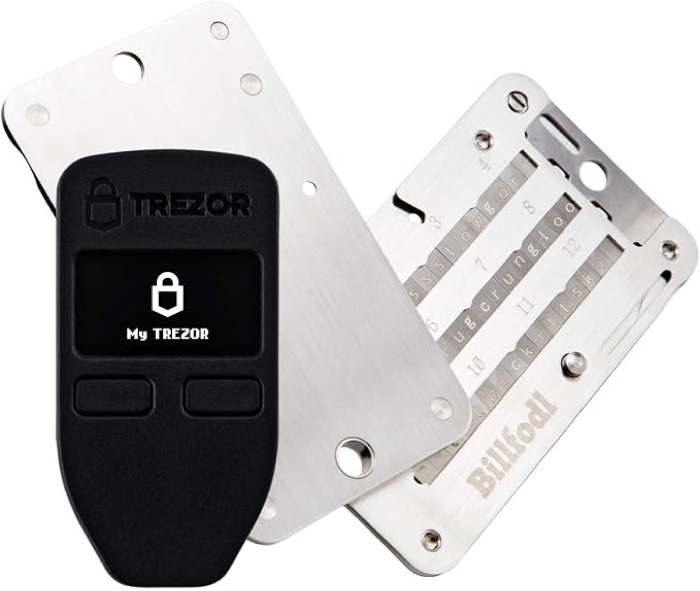 Trezor One + Billfodl
